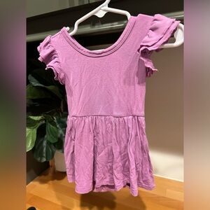 Little Sleepies purple twirl dress